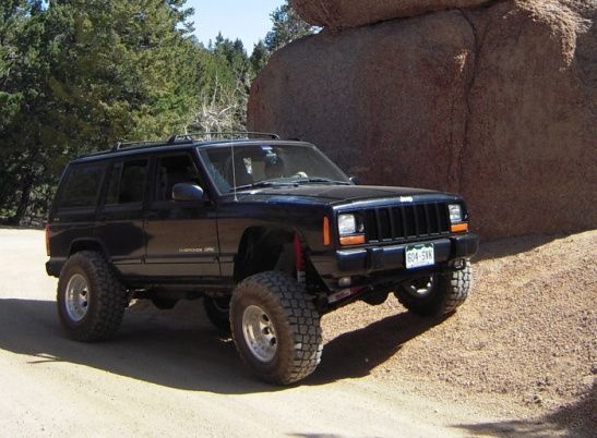 Under a balancing rock