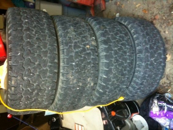Firestone Wilderness and they this got decent tread on them.