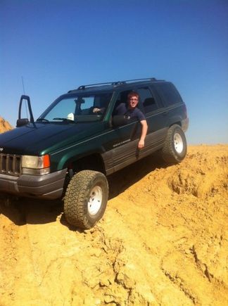 Flexing her out! haha