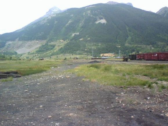 Durango &amp; Silverton train coming into Silverton