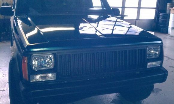 hood painted and grill bedlined
