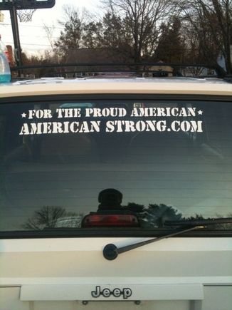 Put some decals on my Cherokee