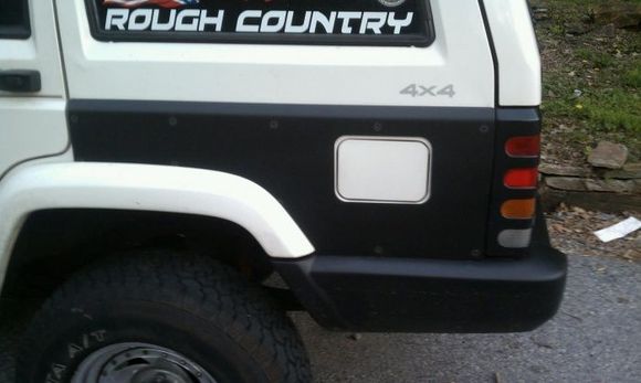 Driver side JCR quarter panel guard