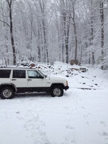 winter of 2011, stock as I bought it