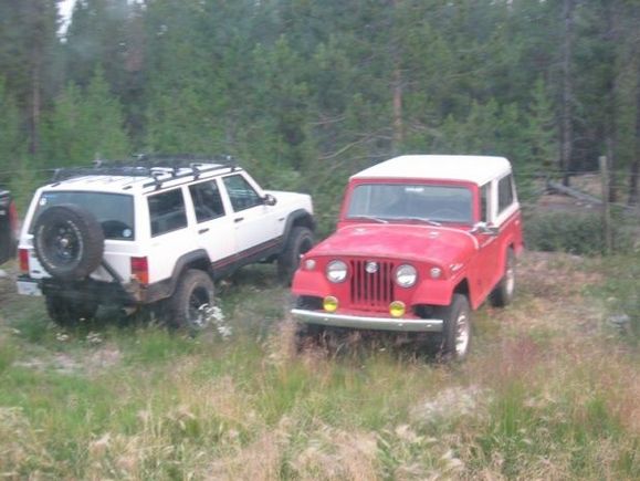 Took this picture when I was in B.C. in front of a small engine repair shop called CATAYAMAPOLARDOO! Awesome name with even cooler jeeps out front.