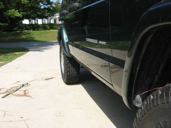 Molding removed