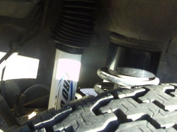pro comp shocks front, rear and spacers.