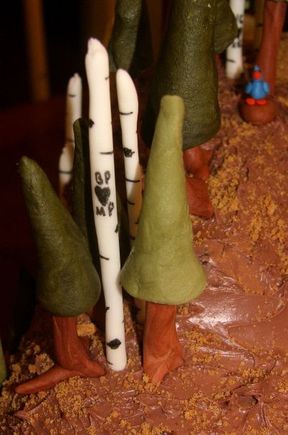 Made aspens and trees.
