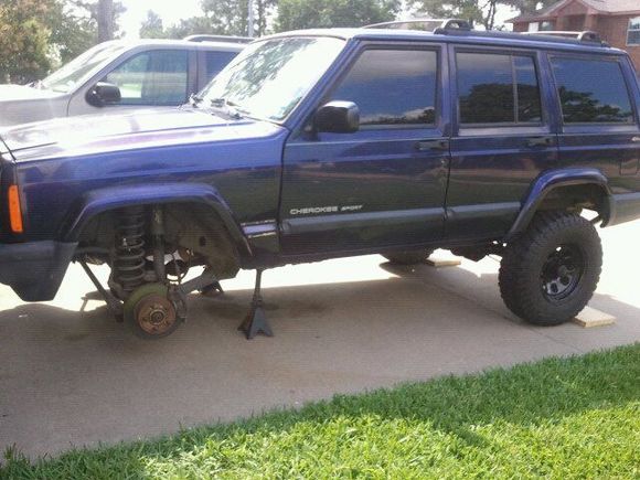 jeep ready to instal front lift