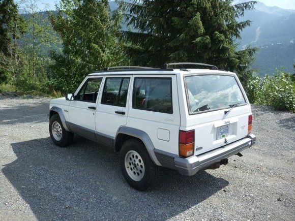 This is my 94 Cherokee in stock form, one week old to me anyway.