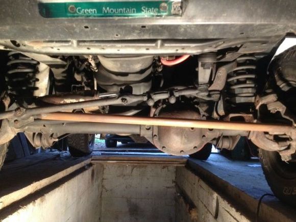 An overall of the front end prior to paint.