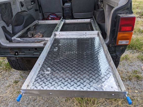 Cut and teimmed the plate