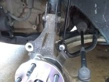See how it is bent back towards the knuckle 