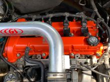 New powder coated valve cover, installed 