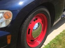 I like them with smooth baby moon and powdercoat 