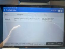 This is the fault code, but it doesn't activate an MIL. This cannot be erased.