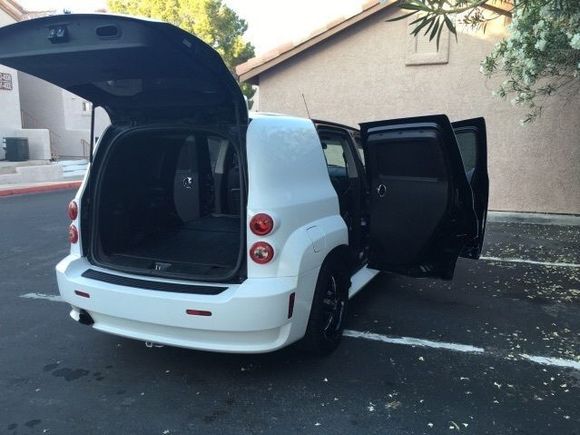 Note the black in the door jambs and on the inner door frame, this might be a real SS , but somebody painted it white! 