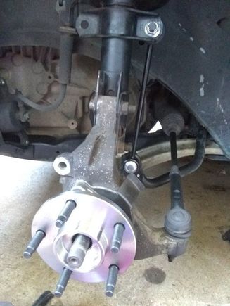 See how it is bent back towards the knuckle 
