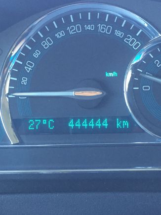 Proof , speedo in metric mode