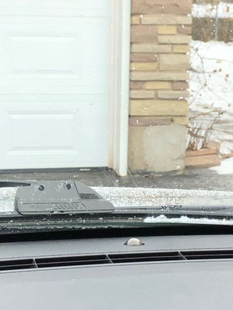They clear 90 % of both blade areas, this is when it’s -12 degrees C or 10 degrees F, so cold real cold!! 
The attaching point is not obtrusive to my line of site out the windshield and the beam type blade keeps contact even over the curved windshield 