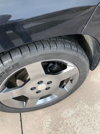 They don’t stick out of my Cobalt SS rims and they stand up to lug nut socket, the coating stays black. 