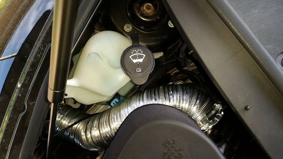 The air intake duct, commonly referred to as the woolly worm can be taped up, replaced with metal dryer vent flexible tubing . Part number Genuine GM 15865168 Air Intake Duct, Front be prepared for sticker shock they are expensive. 