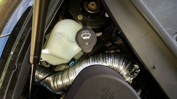 Like this , only neater not kinked or twisted