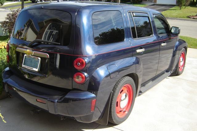 Red rally rims with baby moons! 