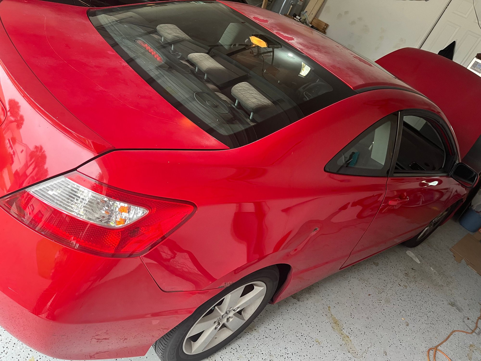 2006 Honda Civic - 2006 Honda Civic EX Coupe - Used - VIN 2HGFG128X6H584380 - 195,000 Miles - 4 cyl - 2WD - Automatic - Coupe - Red - Cape Coral, FL 33909, United States