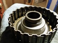 frictions, steels, and first c-clip removed. Stuck here