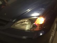 JDM Crystal Black Amber headlights