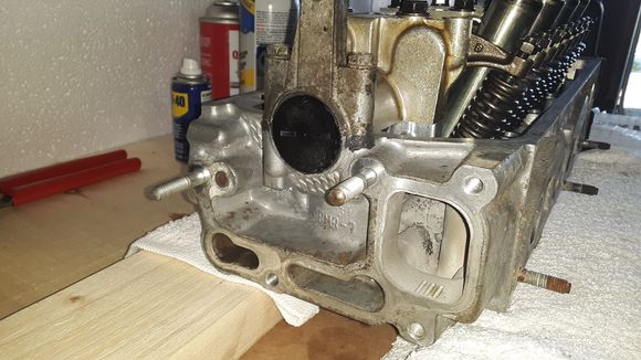 Cam plug installed