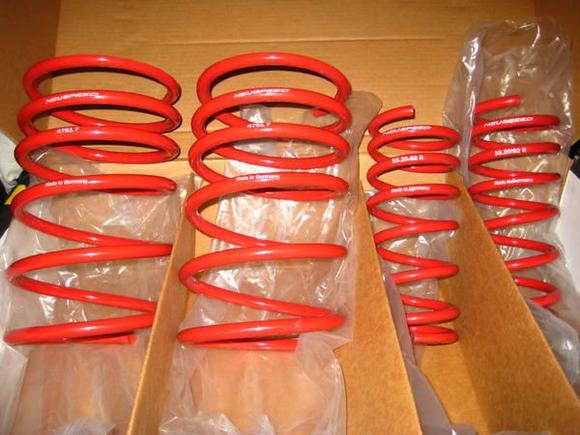 Opened springs