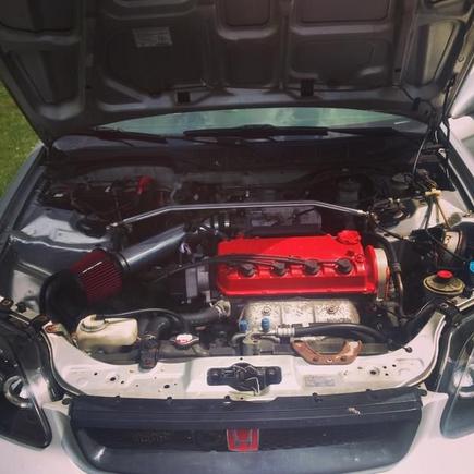 Freshly Painted Valve Cover