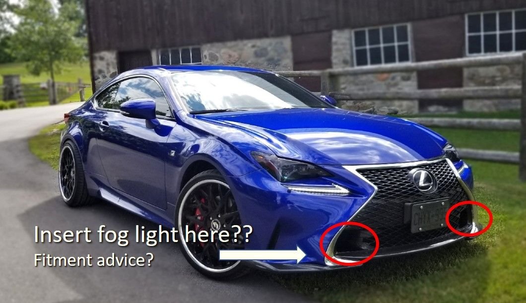 RC350 Modified Fog Light install ClubLexus Lexus Forum Discussion