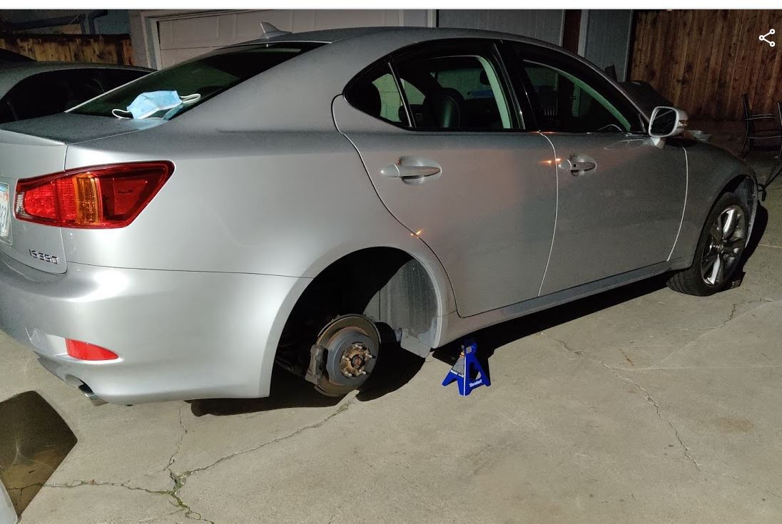 Hawk Talon Rotors installed! - ClubLexus - Lexus Forum Discussion