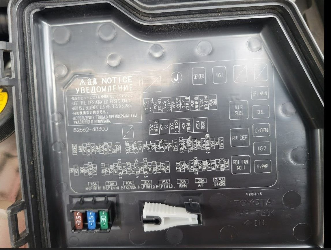 Lexus RX450H Intermittent Wiper Relay location ClubLexus Lexus