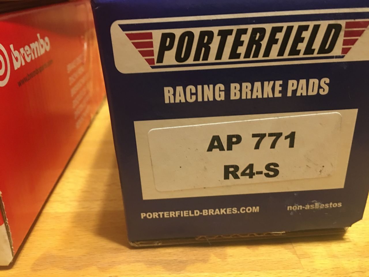 Brakes - GS430/SC430 rear pads/rotors - 2 x Brembo 08.A038.11 Rotors & Porterfield R4-S AP771 - New - 2001 to 2010 Lexus SC430 - 2001 to 2010 Lexus GS400 - 2001 to 2010 Lexus GS430 - 2001 to 2010 Lexus SC400 - El Cajon, CA 92019, United States