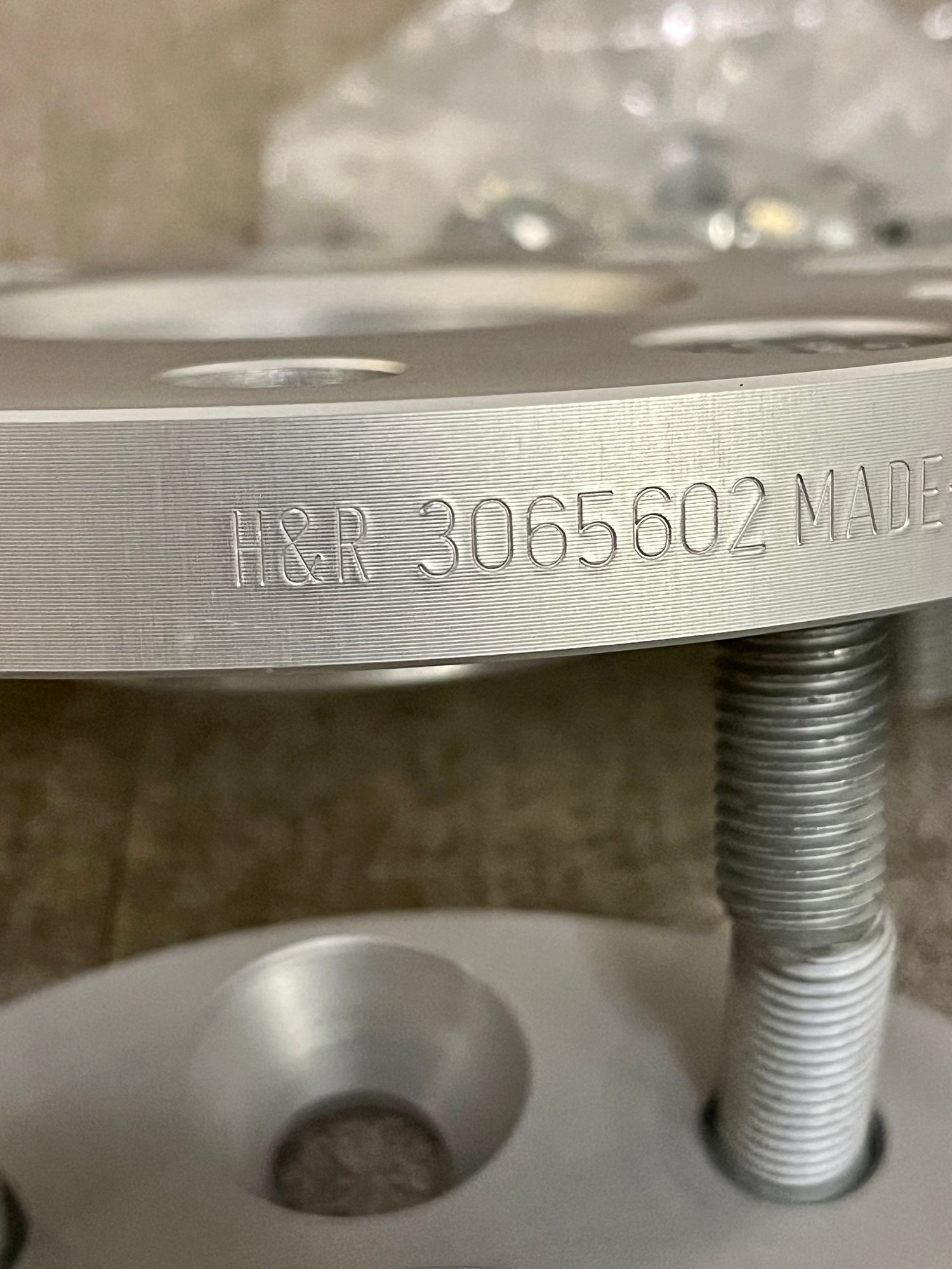 Leftover parts from Sold RCF H&R spacers, cluster hood, WeatherTech