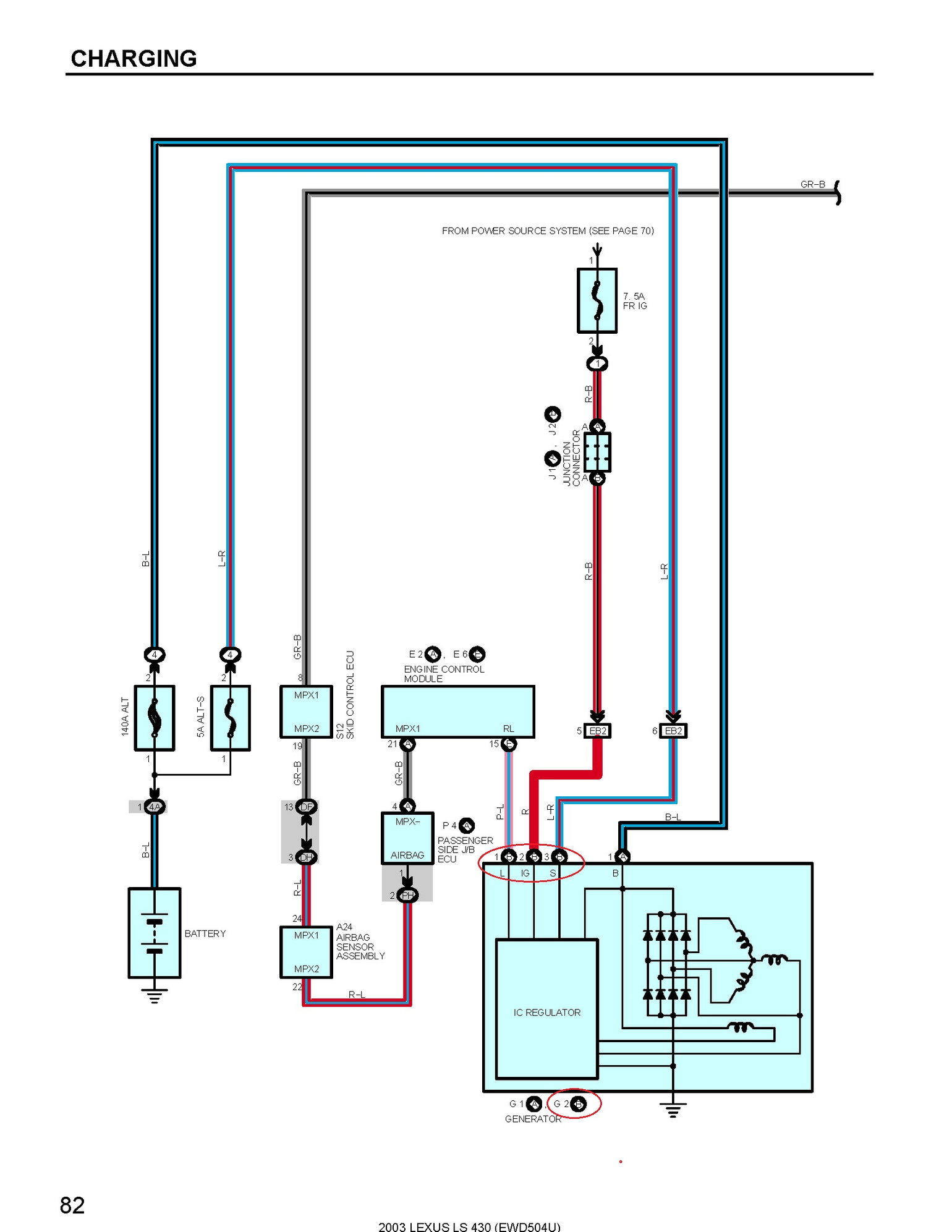 Ls400 Alternator Wiring Diagram