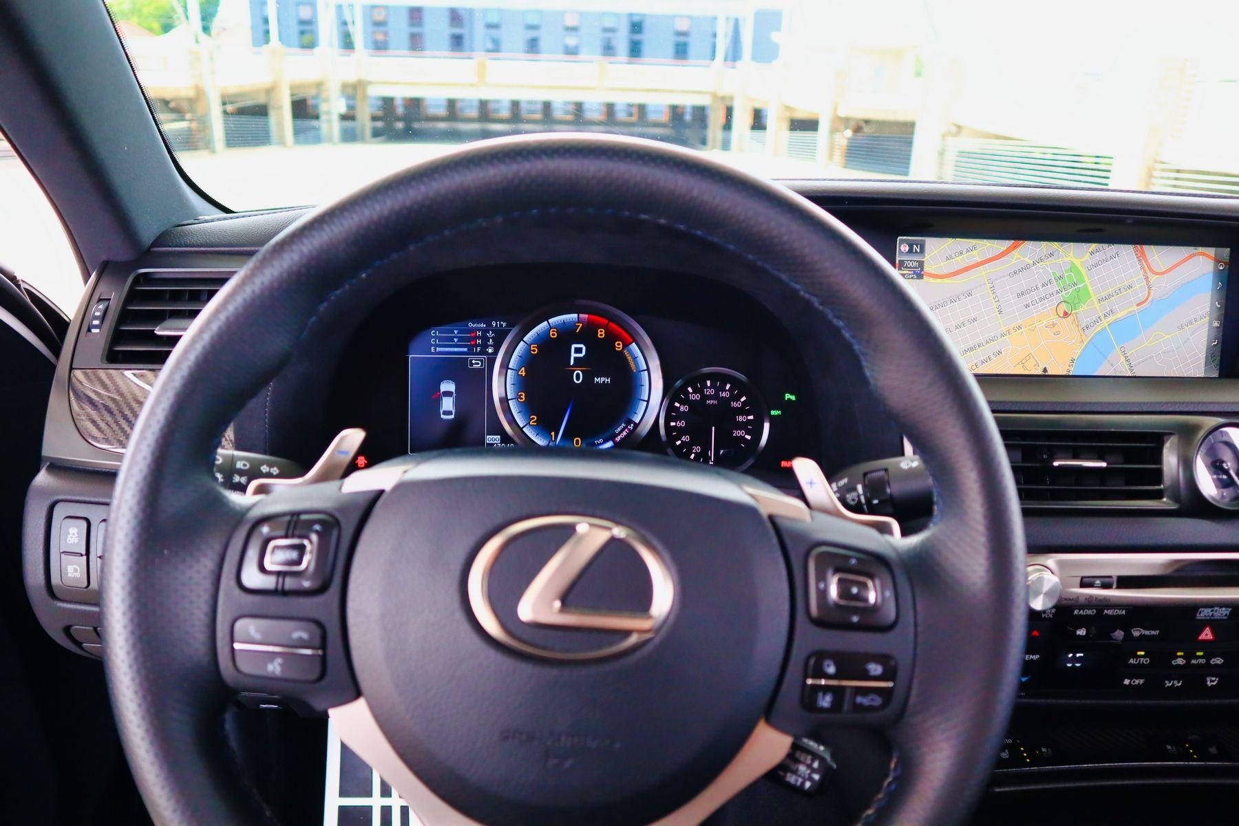2016 Lexus GS F - 2016 Lexus GS F in Caviar with Black Interior - Used - VIN JTHBP1BL1GA001548 - 48,000 Miles - 8 cyl - 2WD - Automatic - Sedan - Black - Knoxville, TN 37922, United States