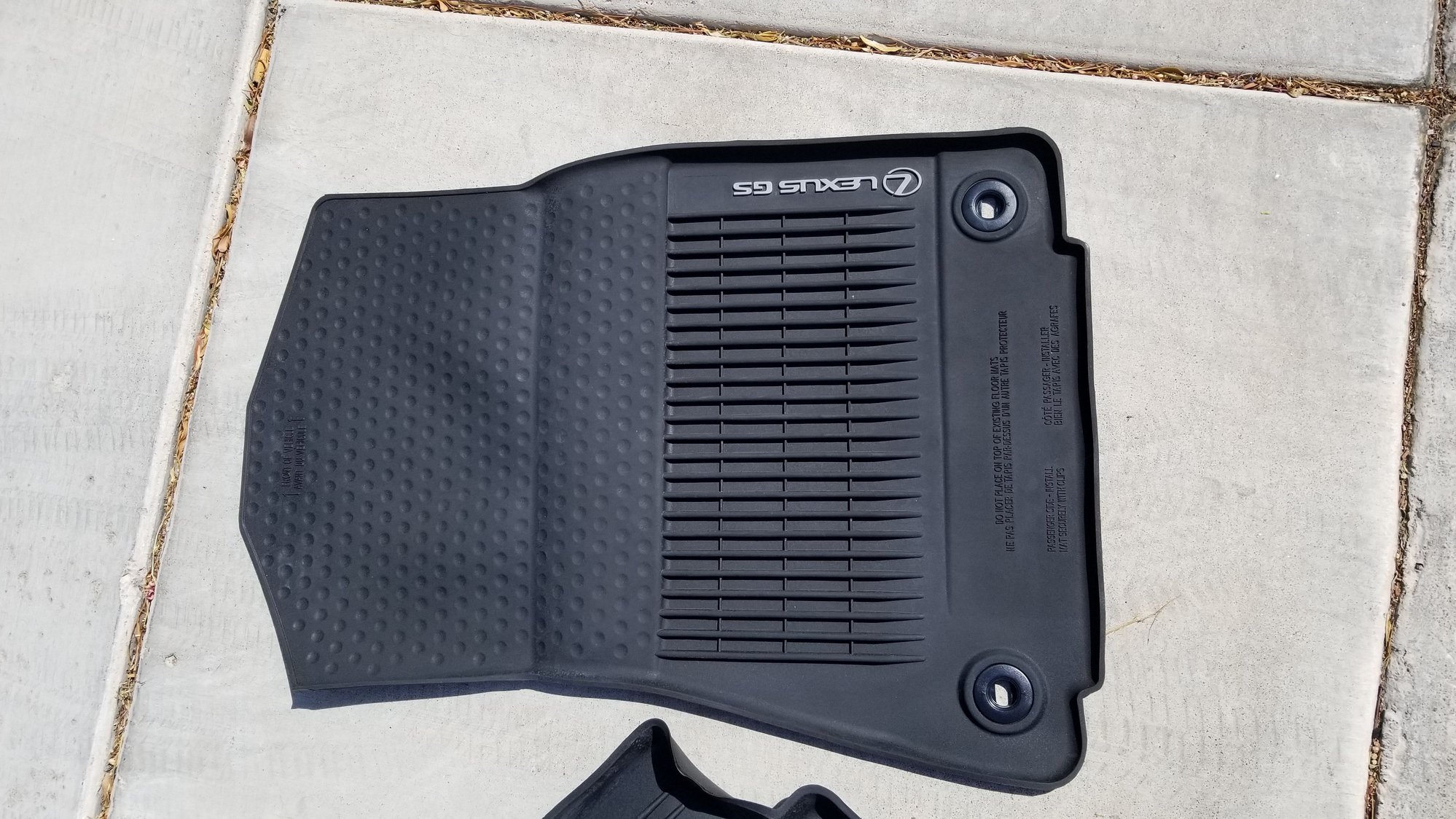 Lexus GS350 OEM All Weather Floor Liners - ClubLexus - Lexus Forum ...