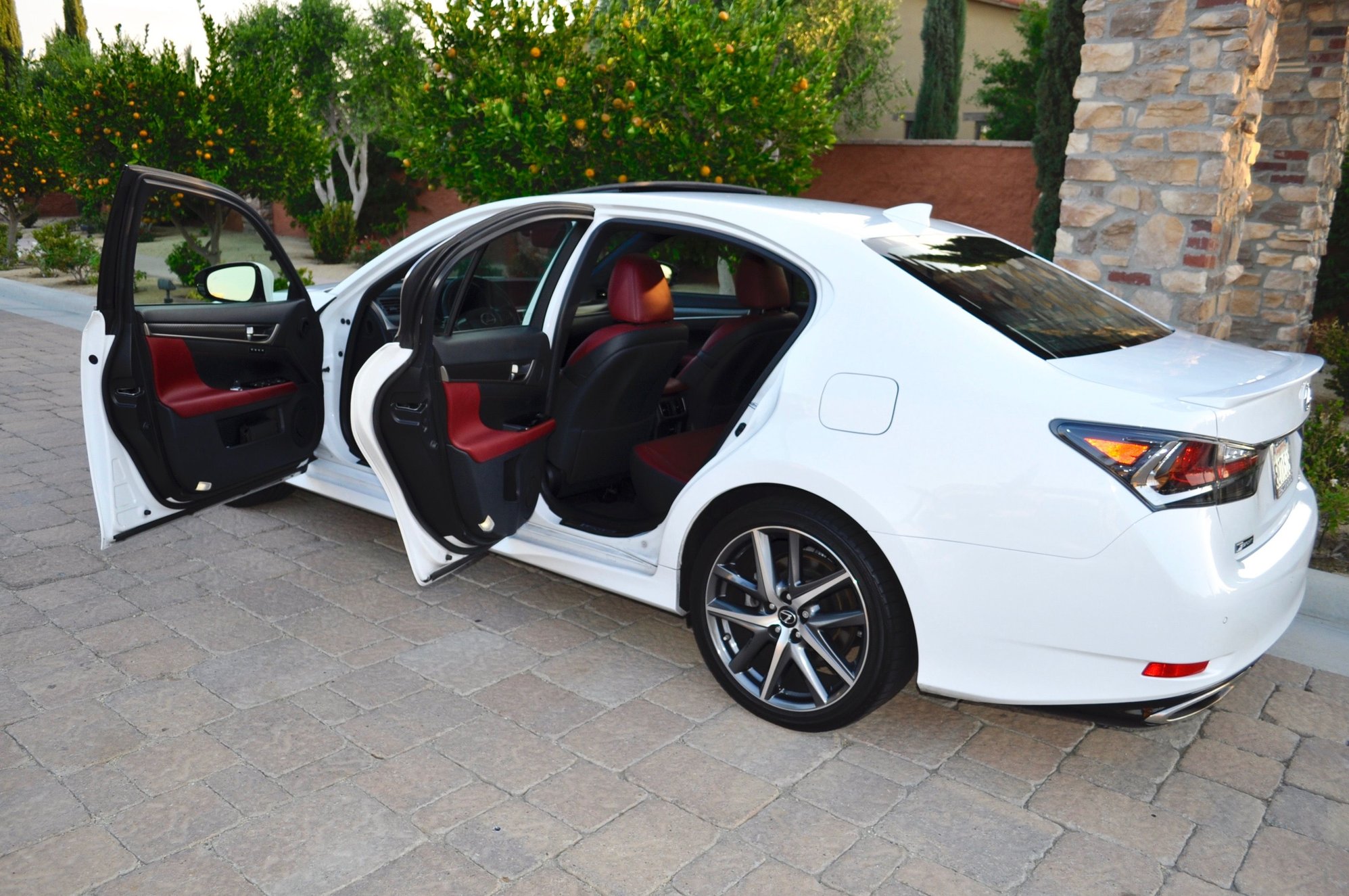 2017 Lexus GS350 - CA: 2017 GS 350 F-Sport White/Red *L-Certified* - Used - VIN JTHBZ1BL8HA009741 - 17,800 Miles - 6 cyl - 2WD - Automatic - Sedan - White - Palm Desert, CA 92211, United States