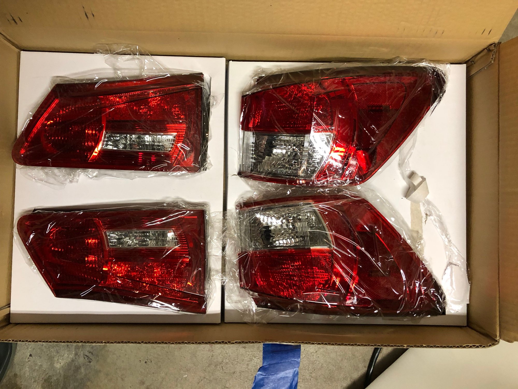 Lights - OEM Lexus IS-F tail lights - Used - 2006 to 2014 Lexus IS250 - 2006 to 2014 Lexus IS350 - 2008 to 2014 Lexus IS F - San Diego, CA 92126, United States