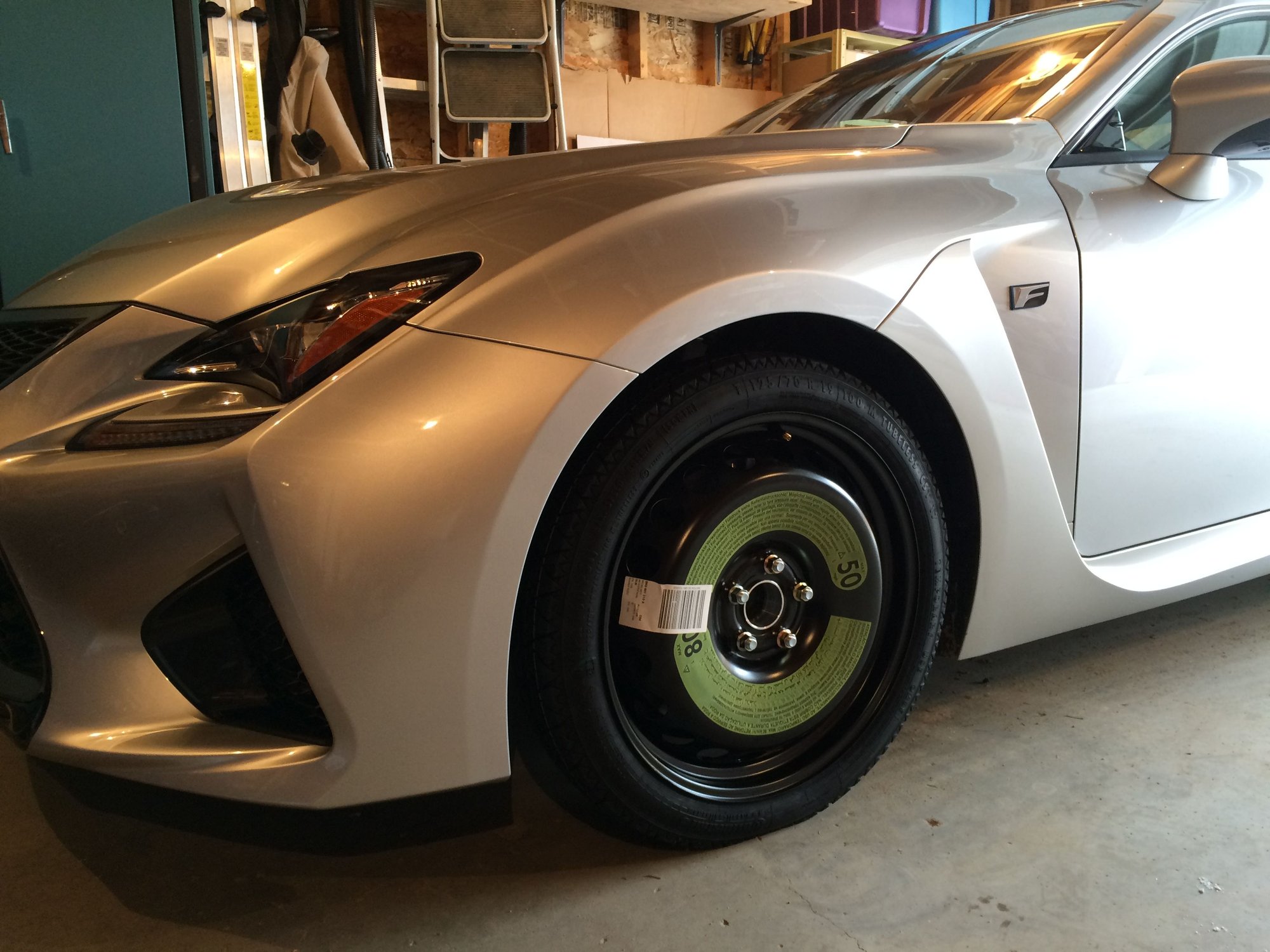 Wheels and Tires/Axles - RC F Spare Tire Kit - New - 2015 to 2019 Lexus RC F - Regina, SK S4T6R7, Canada