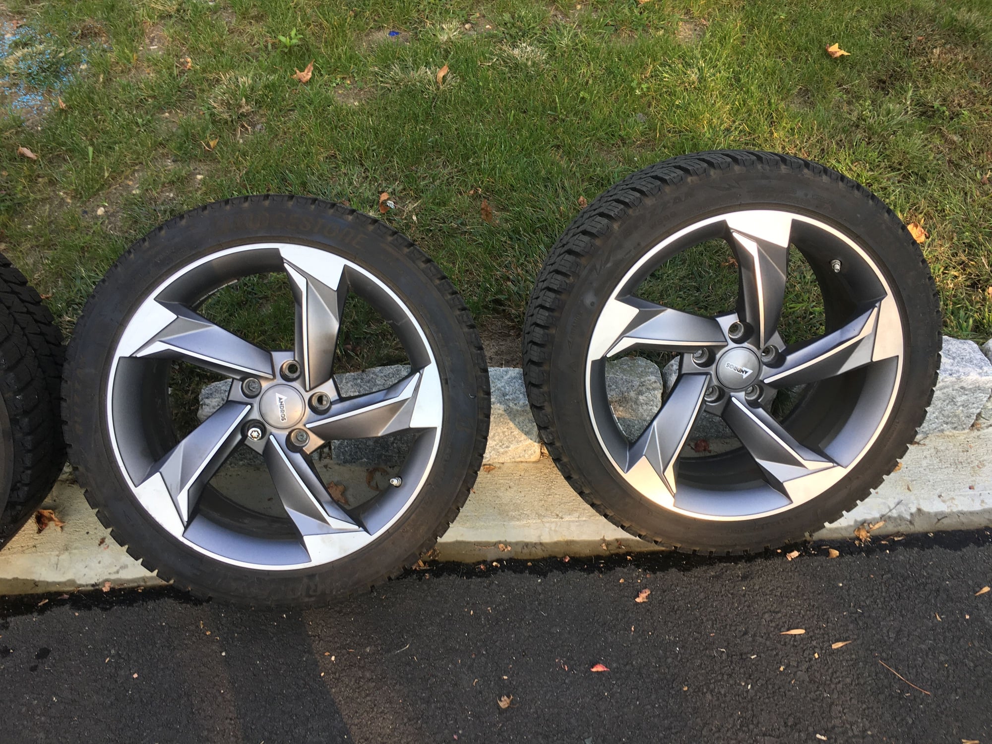 Wheels and Tires/Axles - Bridgestone Blizzak WS90 225/45/R18 + Andros R10 Winter Tire & Rim Package + TPMS - Used - All Years Lexus IS F - All Years Lexus GS F - 2006 to 2024 Lexus IS - All Years Lexus RC F - Oakhurst, NJ 07755, United States