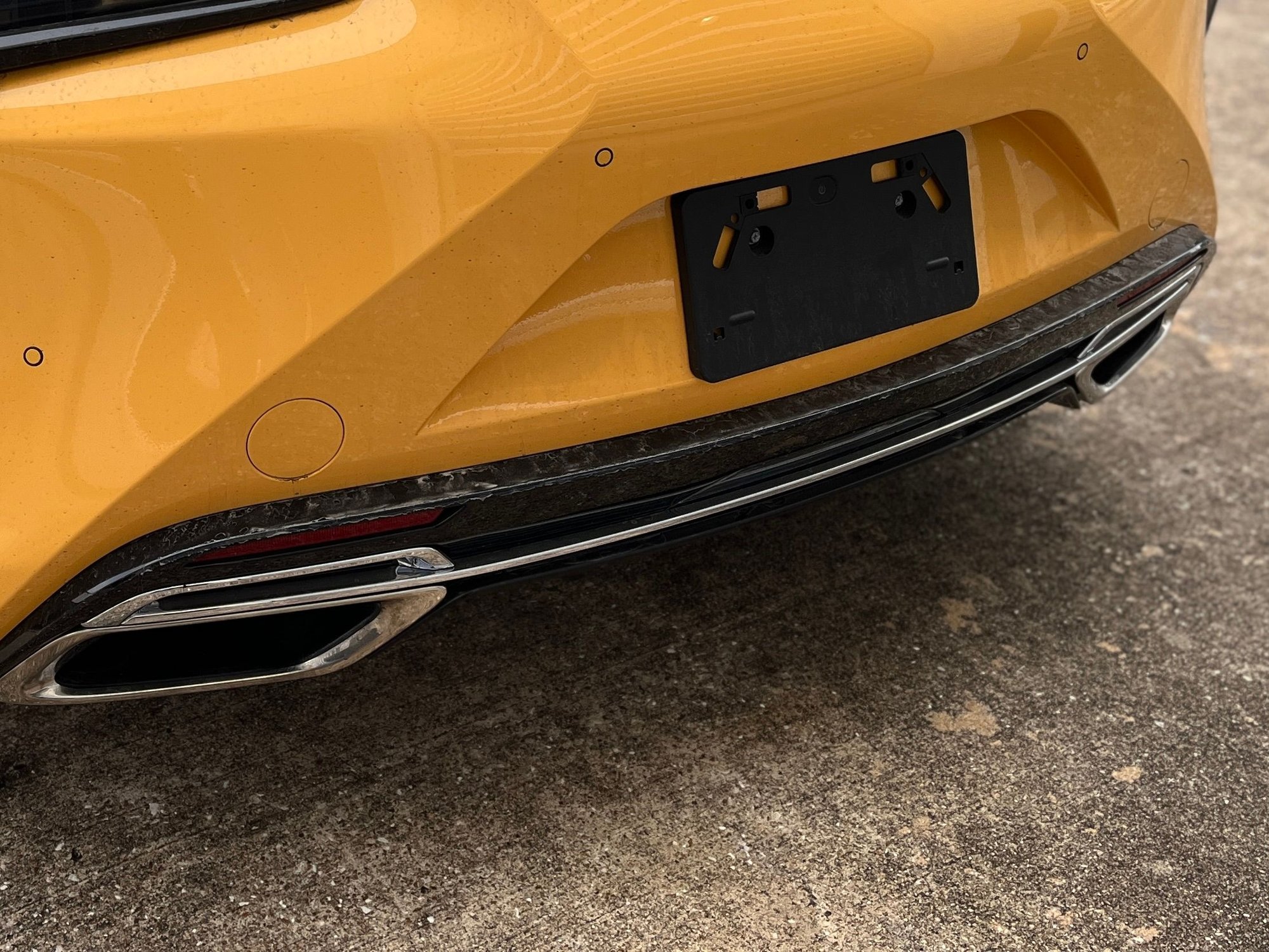 Chrome exhaust tipes