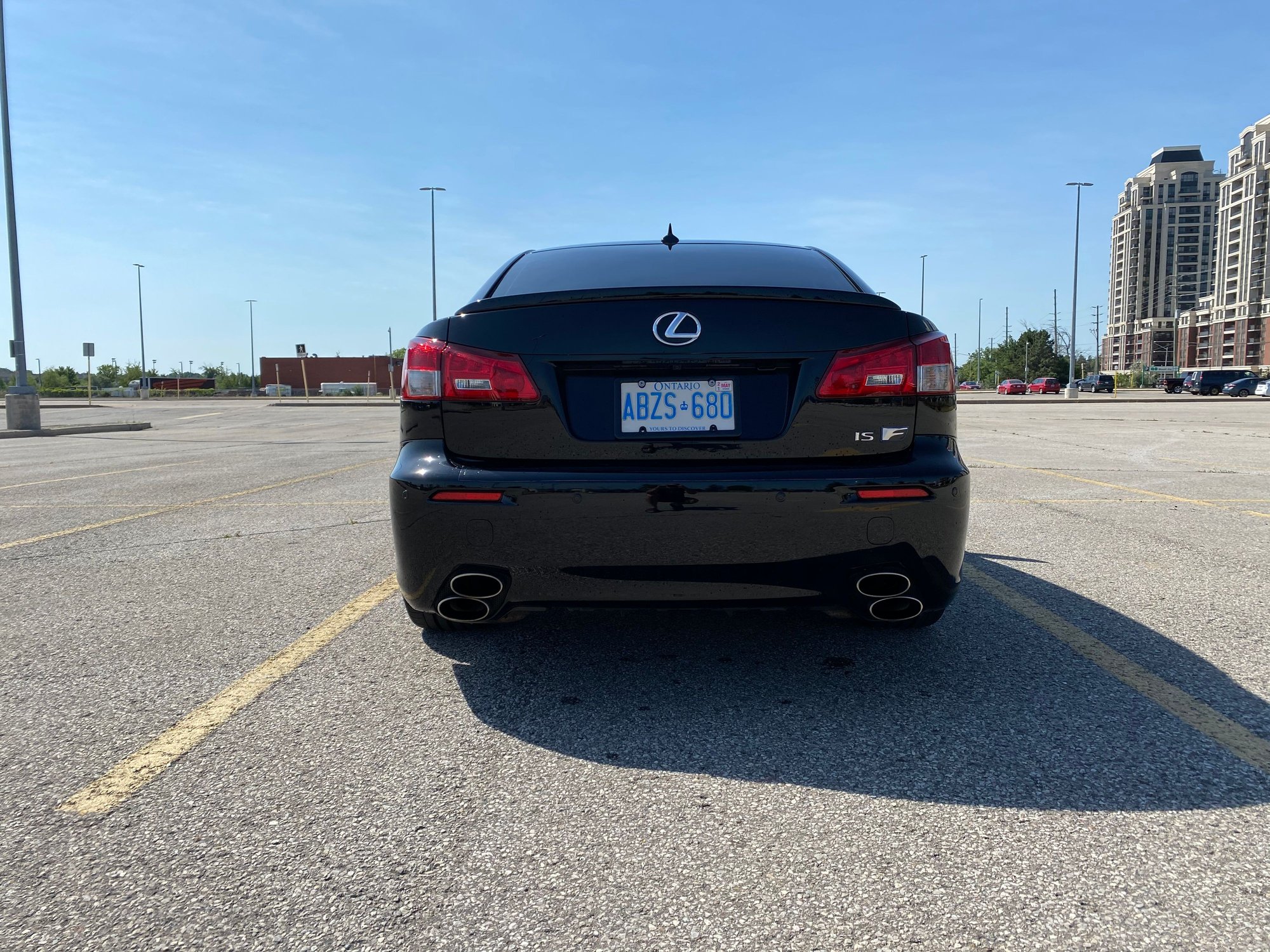 2012 Lexus IS F - FS: 2012 Lexus ISF - Series 2 Obsidian Black - Used - VIN jthbp5c29c5010238 - 43,125 Miles - 8 cyl - 2WD - Automatic - Sedan - Black - Markham, ON L6E0L3, Canada
