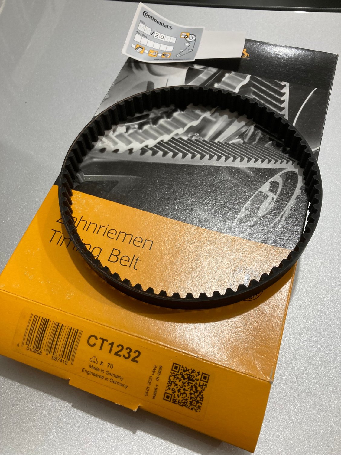 Took a second to find but I have a spare balance shaft belt now. Going to try and get the car running tomorrow 