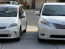 No Lexus brand vehicles for now..  Prius v and Sienna with all packages and options are our current daily drivers.